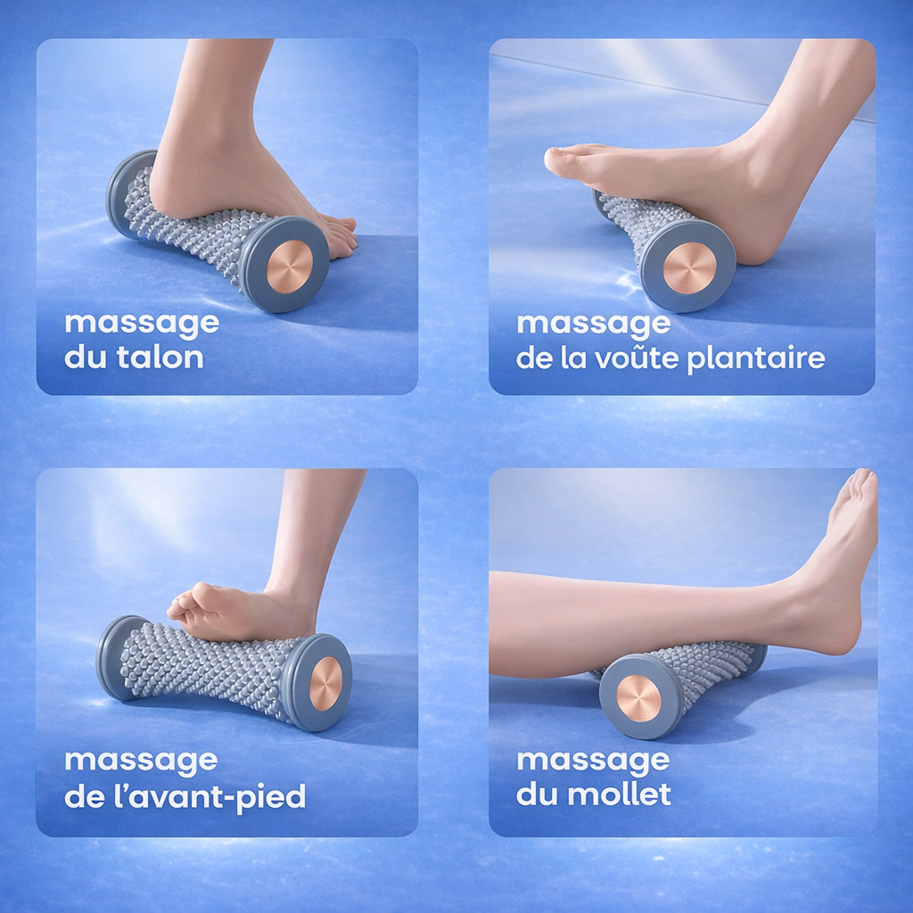 Rouleau massage voute plantaire